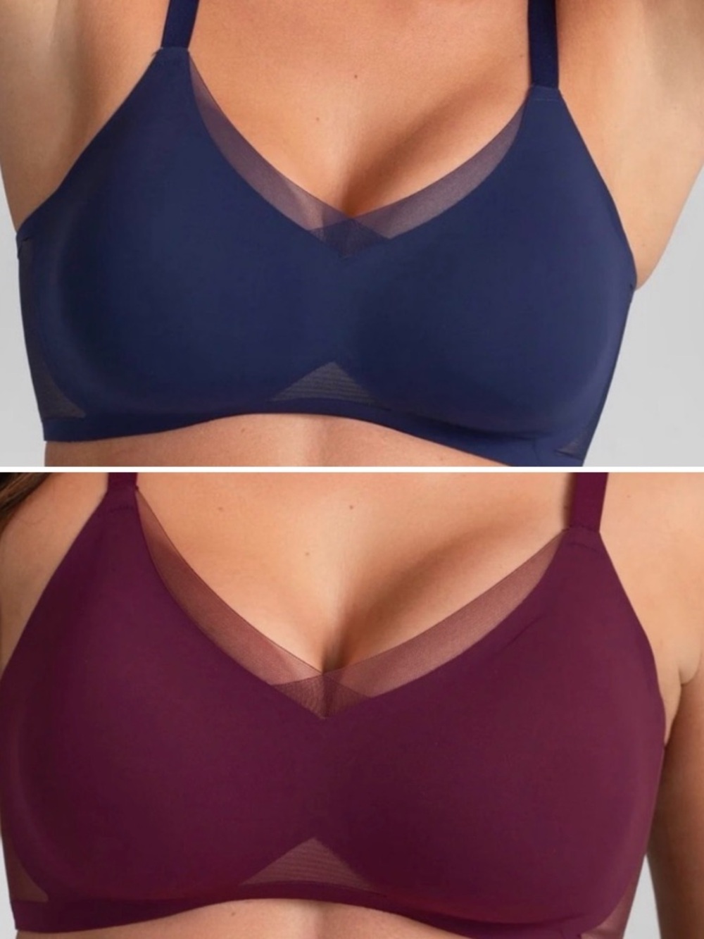 2 New Honeylove
CrossOver Bras Navy and Fig
Color